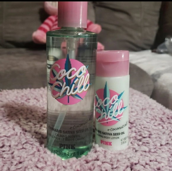 PINK Victoria's Secret Other - VS Pink Coco chill oil & mini hand lotion NEW!